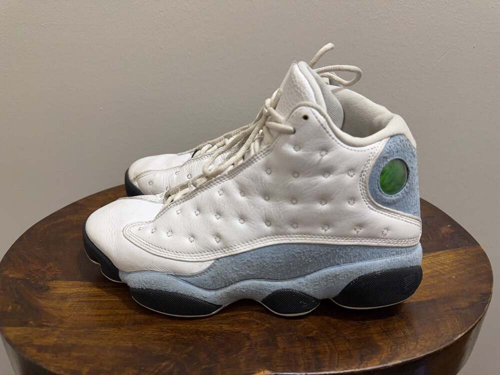 Jordan 13 Retro University Blue White Size 7.5 - Picture 4 of 6